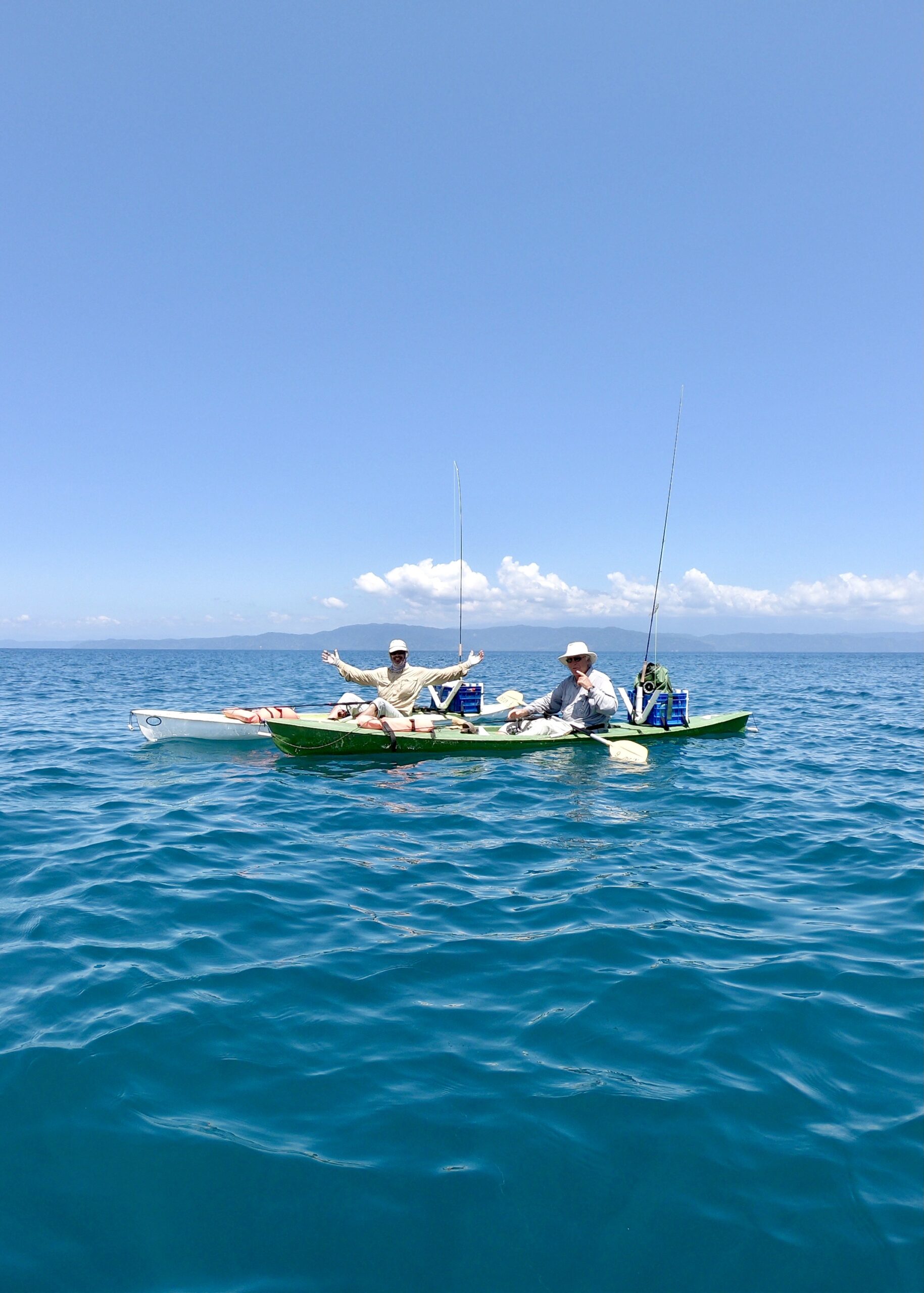 Kayak fishing The Golfo Dulce